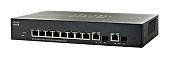 Коммутатор PoE управляемый, настольный, настенный, 10/100/1000 Мбит/сек, 8 port, SFPx2 SF302-08PP-K9-EU Cisco