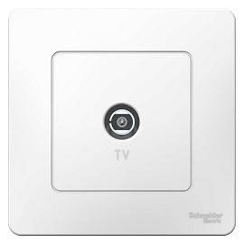 Коннектор ТВ BLANCA скрытой установки в сборе белый BLNTS000011 Systeme Electric