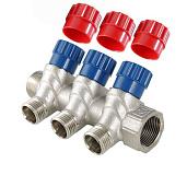 Коллектор c регулирующими вентилями VALTEC 1" 3х1/2" НР VTc.560.N.0603