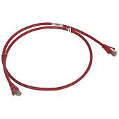 Шнур коммутационный RJ 45 - категория 6 - F/UTP - LSZH - экранированный - 1 м - красный 051854 Legrand