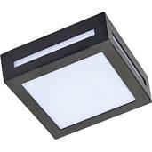 DL Светильник светодиодный накладной GX53 LED 3082W IP65 матовый Квадрат металл. 1*GX53 Черный 136x136x55 FB53SSECH ECOLA