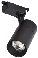 LIGHTING Светильник светодиодный трековый ДТО 1302 20Вт 4000К однофазный 24град черный IEK