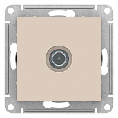 Розетка TV телевизионная Atlasdesign скрытой установки оконечная 1DB механизм бежевый ATN000291 Systeme Electric