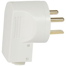 Вилка кабельная силовая 2К+З 20А, боковой выход кабеля 055152 P17 Legrand