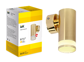 LIGHTING Светильник 4008 накладной настенный под лампу GU10 золото IEK
