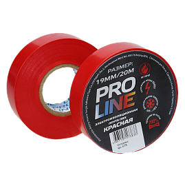 Изолента ПВХ красная  19мм 20м   6778 Pro-Line