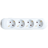 Колодка 4G-SMART 4-х местная с заземлением 16А 5340 4690612010472 IN HOME