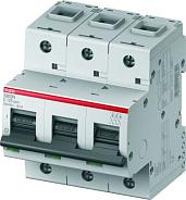 Выключатель автоматический 80А ABB S803N 3П трехполюсный C 36кA AC/DC (перемен./постоян.) (2CCS893001R0804)