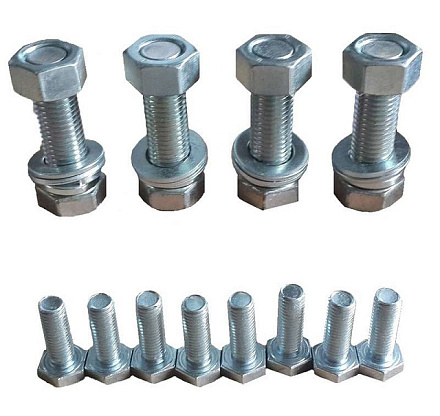 Изображение товара Комплект крепежа для ОГК/ОКК-3/4/5/ОП1ф (Болт М12х50 4шт., гайка М12 4шт.,шайба С12 4шт., гровер С12 4шт.) Пересвет В00005713