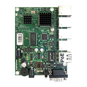 Материнская плата CPU Atheros AR7161 (680MHz); RAM 256MB; Data storage 512MB and microSD RB450G Mikrotik