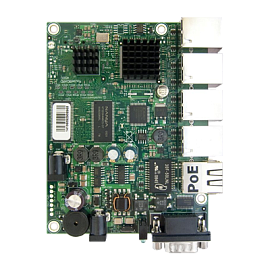 Материнская плата CPU Atheros AR7161 (680MHz); RAM 256MB; Data storage 512MB and microSD RB450G Mikrotik