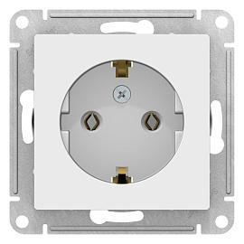 Розетка с заземлением 16А механизм ATLASDESIGN лотос ATN001343 Systeme Electric
