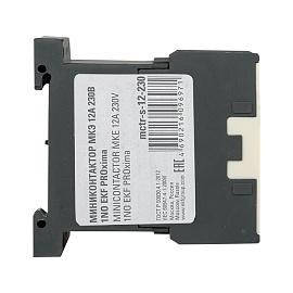 Миниконтактор МКЭ 12А 230В 1NO PROxima Mctr-s-12-230 EKF