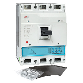Выключатель автоматический 1000А 3П трехполюсный AV POWER-4/3  50kA ETU2.0 AVERES mccb-43-1000-2.0-Аv EKF
