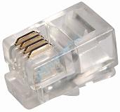Джек телефонный 4P-4C 05-1001 Rexant 05-1001