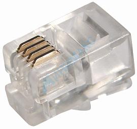 Джек телефонный 4P-4C 05-1001 Rexant 05-1001