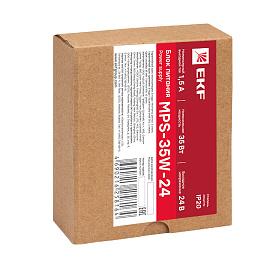 Блок питания 24В MPS-35W-24 mps-35w-24 EKF PROxima