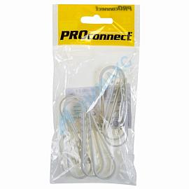 Дюбель хомут нейлоновый для крепления кабеля 19-25 белый (10 шт.) PROCONNECT 07-4503-2-9