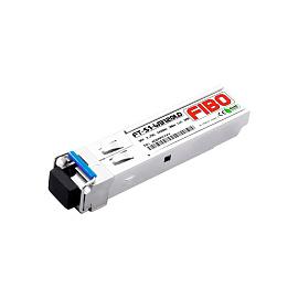 SFP-модуль одноволоконный оптический до 1,25 Гбит/с, Tx 1310 нм, до 20 км, оптический бюджет 14 дБ FIBO
