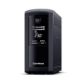 Источник бесперебойного питания Line-Interactive 1000ВА/550Вт USB/RS-232/RJ11/45 (6 IEC С13) VP1000EILCD CyberPower