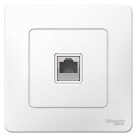 Розетка RJ45 компьютерная BLANCA скрытой установки кат.5e в сборе  белый BLNIS045001 Systeme Electric