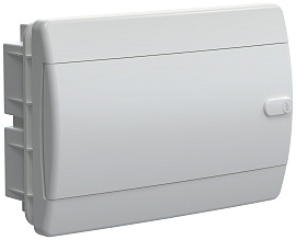 Бокс пластиковый ЩРВ-П-12 IP41 встраив. UNION Compact бел. дв. 195х290х103 UIC-KP13-V-12-41-K01 /уп.8шт/ IEK