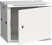 Шкаф телекоммуникационный навесной (настенный) ITK 19" 6U 600x450 дверь металлическая RAL7035 LWR3-06U64-MF IEK