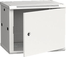 Шкаф телекоммуникационный навесной (настенный) ITK 19" 6U 600x450 дверь металлическая RAL7035 LWR3-06U64-MF IEK