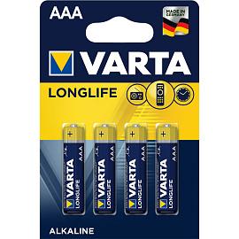 Элемент питания LR03 (ААА) Long Life 1.5В бл/4 4103113414 VARTA
