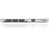 Коммутатор 3-го уровня, 24x1Gbit портов, 1 SFP, 1U CRS125-24G-1S-RM Mikrotik