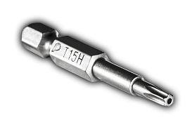 Бита магнитная для шуруповерта "Профи" Torx Tamper-15х50мм (2шт), блистер ПРАКТИКА 776-447