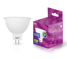 Лампа светодиодная 9 Вт GU5,3 MR16 2700К 675Лм матовая 220В рефлекторная 32414 0 TM REV
