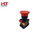 Кнопка АЕ-22 поворотная блокировка NO+NC Грибок 085-07-040 HLT