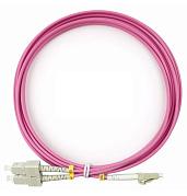 Шнур оптический duplex LC-SC 50/125 mm OM4 3м LSZH FOP-50-OM4-LC-SC-3m 9143c Cabeus