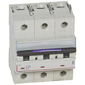 Выключатель автоматический DX3 20А 3П трехполюсный C 50кА 410162 Legrand
