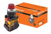 Кнопка управления ABLFP-22 красный d22мм неон/230В 1з+1р SQ0704-0005 TDM