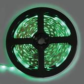 Светодиодная лента LED strip STD 4,8W/m 12V IP20 8mm 60Led/m Green зеленая 5м S2LG05ESB ECOLA