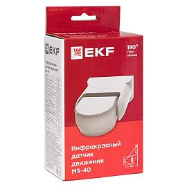 Датчик движения инфракрасный настенный 1200Вт 180гр. до 12м IP65 MS-40 PROxima dd-ms-40 EKF