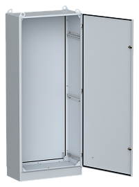Щит 1800х800х400 (ВхШхГ) IP54 ЩМП 18.8.4 0 без монтажной панели, цоколь  YKM40-1884-54 IEK У2