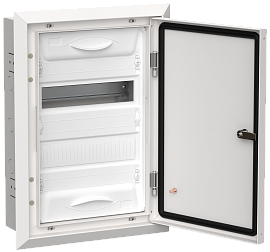 Корпус металлический ЩРв-24 (1х24) 505х365х130мм IP31 белый (одна дверь)  TI5-50-V-024-31 TITAN 5 IEK