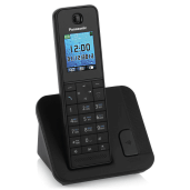 Телефон DECT однолинейный; АОН/Caller ID; подсветка клавиатуры; полифония; 1 радиотрубка; черный KX-TGH210RUB Panasonic
