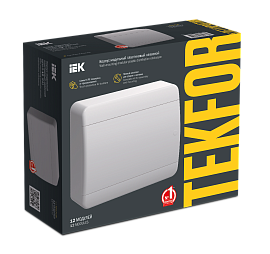 Бокс пластиковый ЩРН-П-12 IP41 навесной TEKFOR бел. дверь 240х290х102 TF5-KP13-N-12-41-K01-K01 /уп.1шт/ IEK