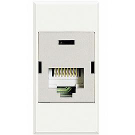 Bticino HD4262C6 Axolute Разъем RJ45, 6 UTP, 110 IDC, цвет белый