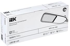 Светильник светодиодный ДКУ 1004-150Ш 5000К IP65 серый  LDKU1-1004-150-5000-K03 IEK