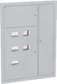 Щит ЩЭ-5-1270 36 УХЛ3 IP31 1275х958х157 (ВхШхГ),  ниша 1200х900х140 (ВхШхГ) IEK