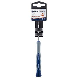 Отвертка для точных работ  Ultra Grip SL 3.0х50 мм CR-V, двухкомпонентная рукоятка КОБАЛЬТ 245-312