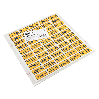 Изображение товара Наклейка "220В" (20х40) EKF PROxima