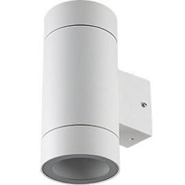 DL Светильник светодиодный накладной GX53 LED 8013A IP65 прозрачный Цилиндр металл. 2*GX53 Белый матовый 205x1 FW53C2ECH ECOLA