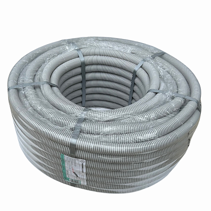 Изображение товара Труба гофрированная Turmalion ПВХ 20мм с зондом серая (RAL:7035)