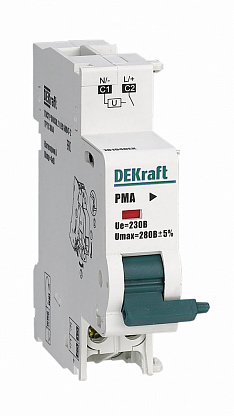 Изображение товара Расцепитель минимального напряжения 161В для ВА-101 DEKraft 18105DEK
